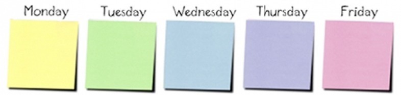 Monday through friday calendar template great printable calendars 